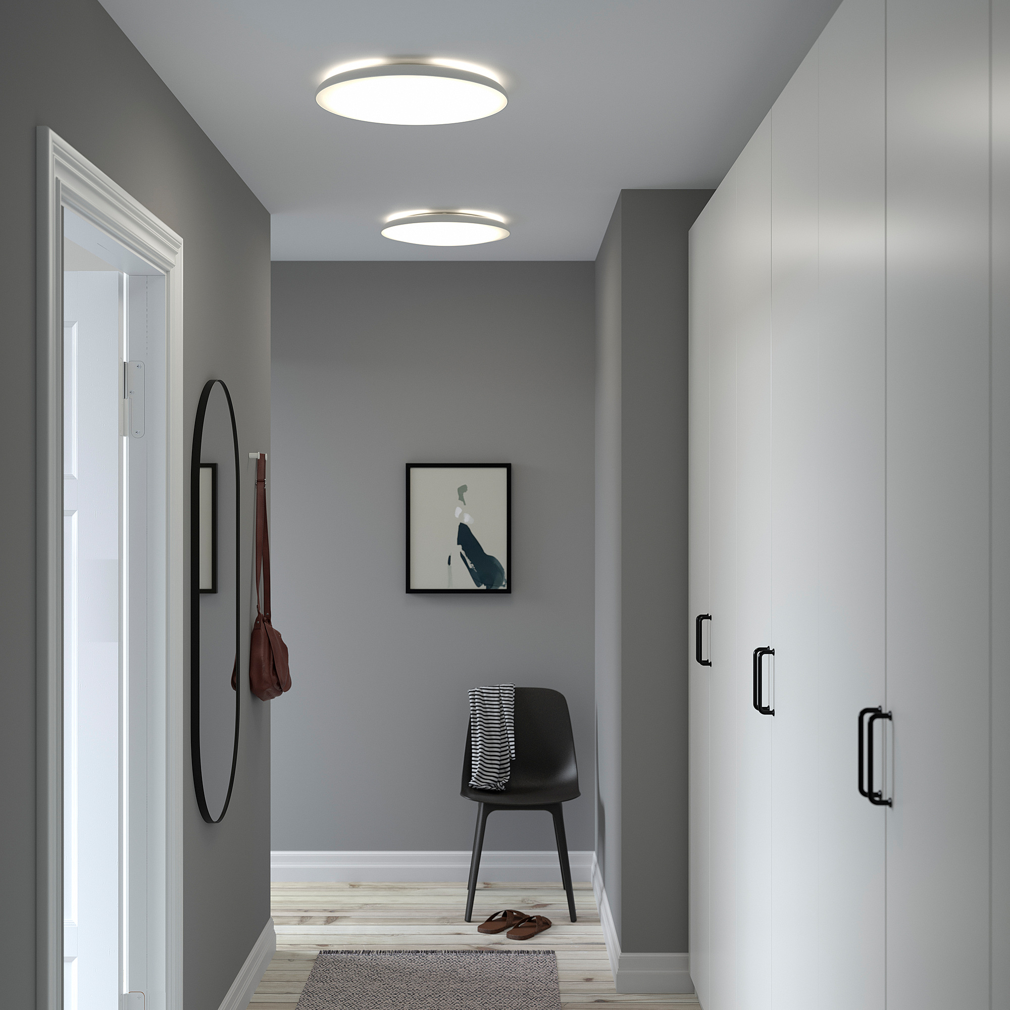 NYMÅNE LED ceiling lamp