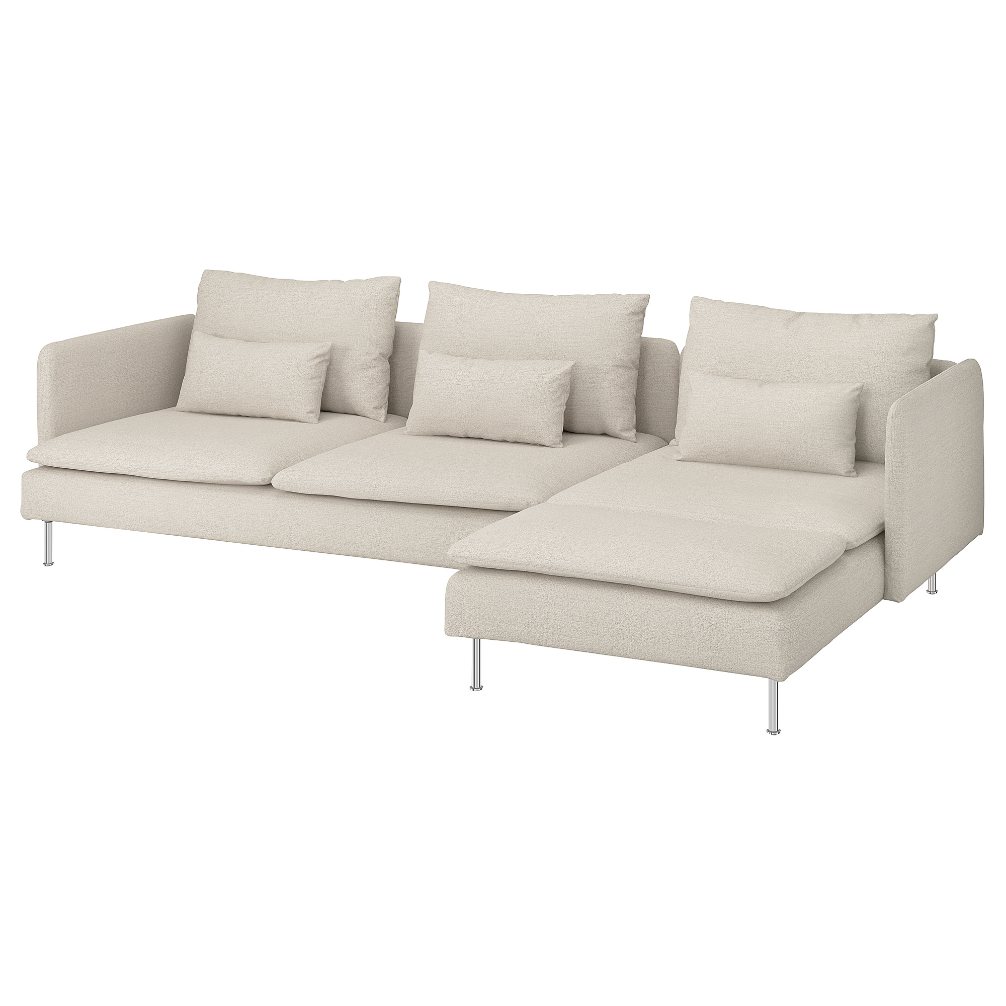 SÖDERHAMN 4-seat sofa with chaise longue