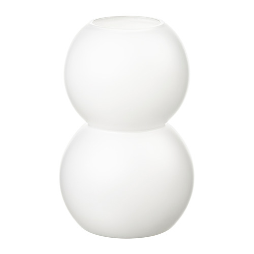 VINTERFINT - 花瓶, 霧面玻璃/白色, 21.5 公分 | IKEA 線上購物 - PE986524_S4