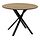 NORRMJÖLE - 桌子，橡木紋/黑色，105 公分 | IKEA 線上購物 - E1018219_S1