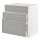 METOD/MAXIMERA - base cab f sink+3 fronts/2 drawers, white/Bodbyn grey | IKEA Taiwan Online - PE795866_S1
