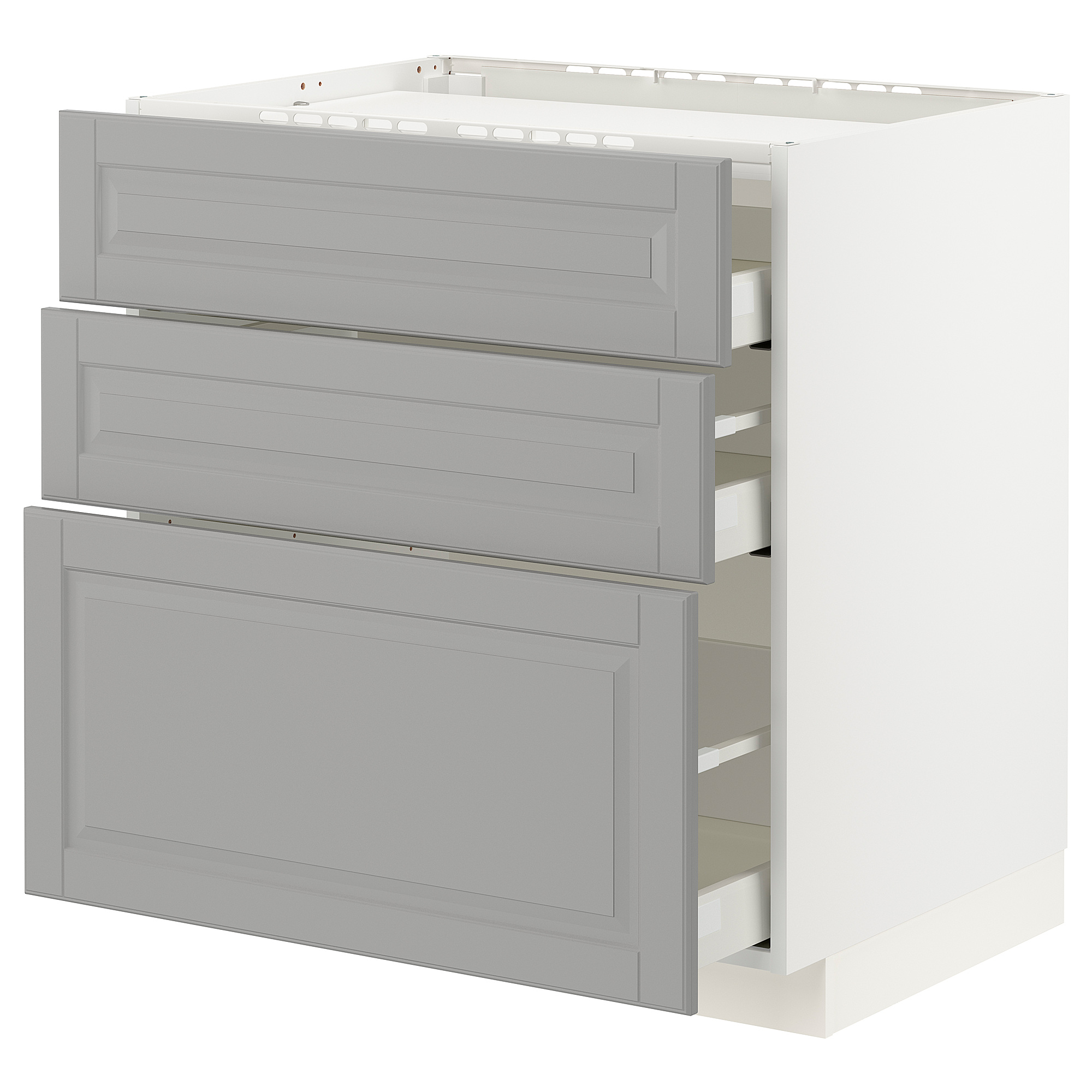 METOD/MAXIMERA base cab f hob/3 fronts/3 drawers