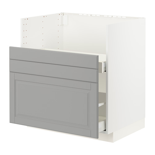 METOD/MAXIMERA - bc f BREDSJÖN sink/2 fronts/2 drws, white/Bodbyn grey | IKEA Taiwan Online - PE795859_S4