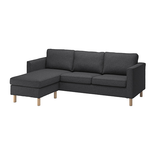 PÄRUP 3-seat sofa with chaise longue