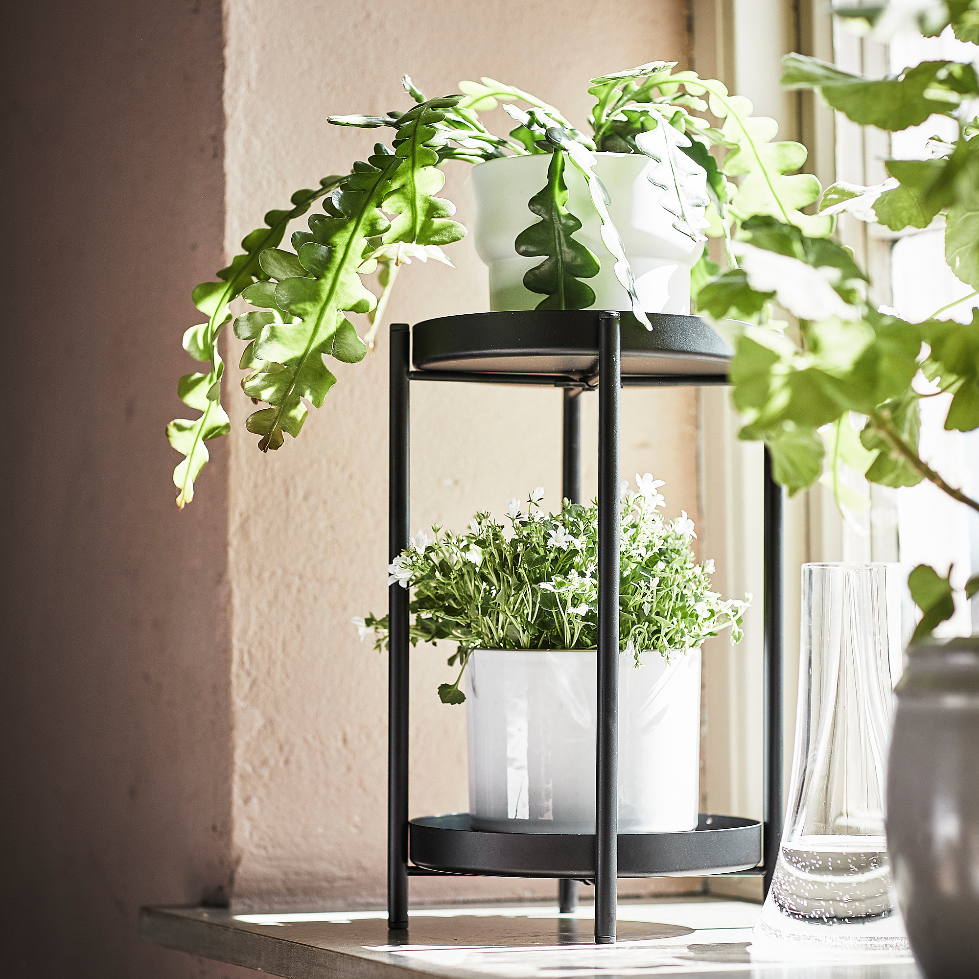 Olivblad Plant Stand In Outdoor Black Ikea Taiwan Online