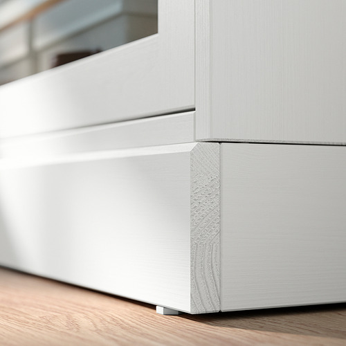 HAVSTA glass-door cabinet with plinth