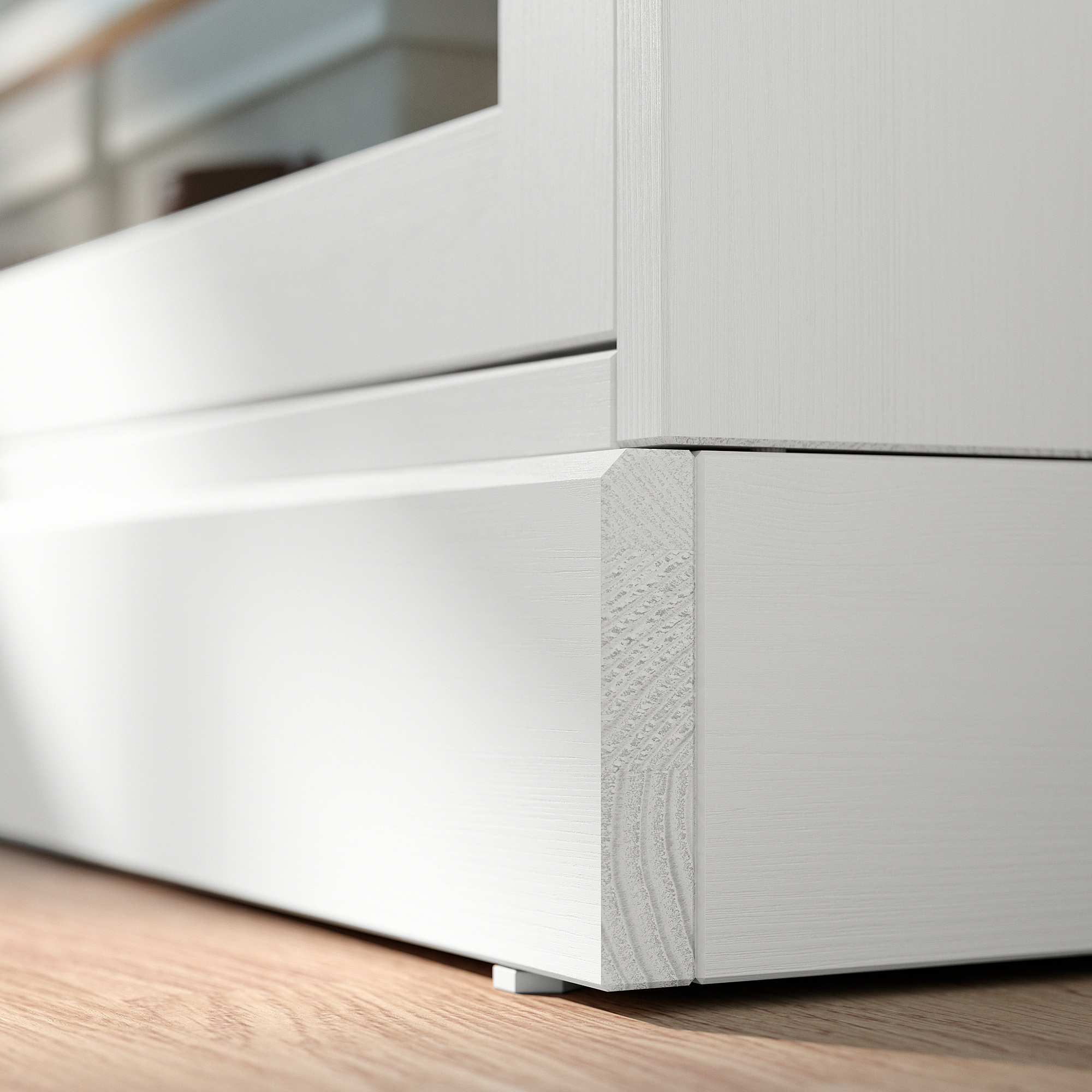 HAVSTA glass-door cabinet with plinth