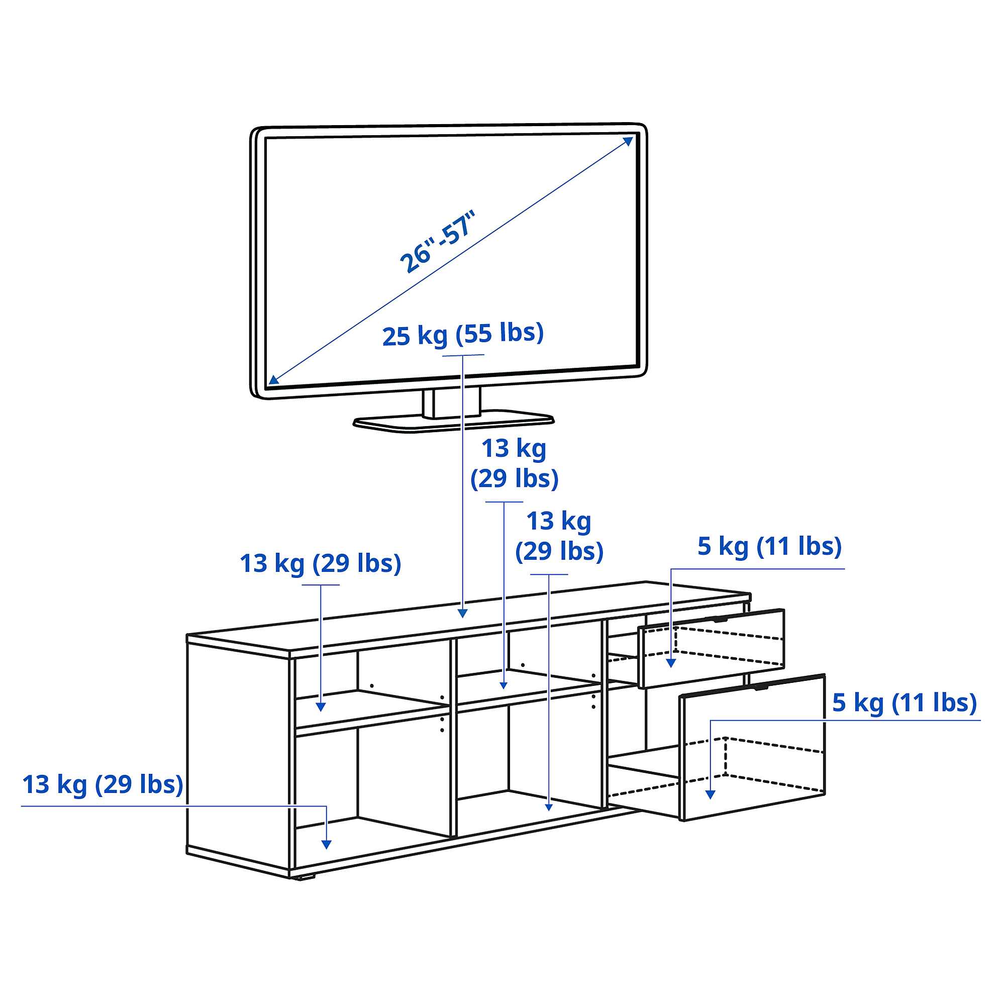VIHALS TV bench