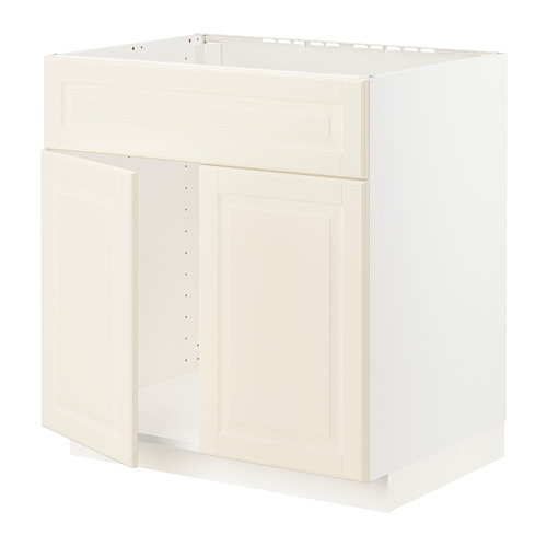 METOD base cabinet f sink w 2 doors/front