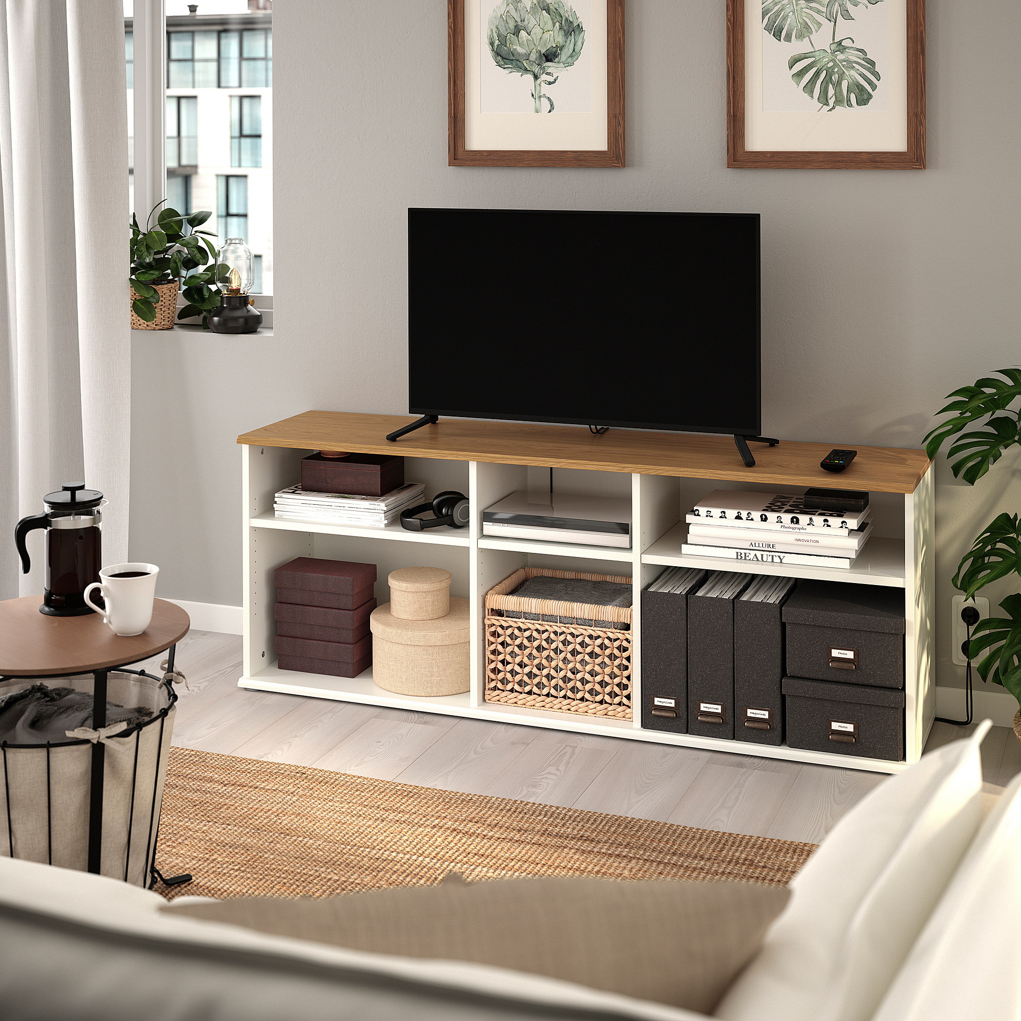 SKRUVBY TV bench