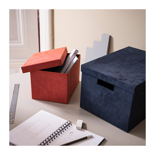 GJÄTTA storage box with lid