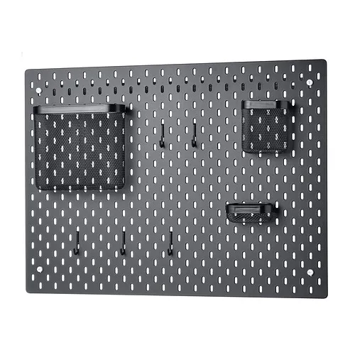 SKÅDIS - pegboard combination, black, 76x56 cm | IKEA Taiwan Online - PE920044_S4