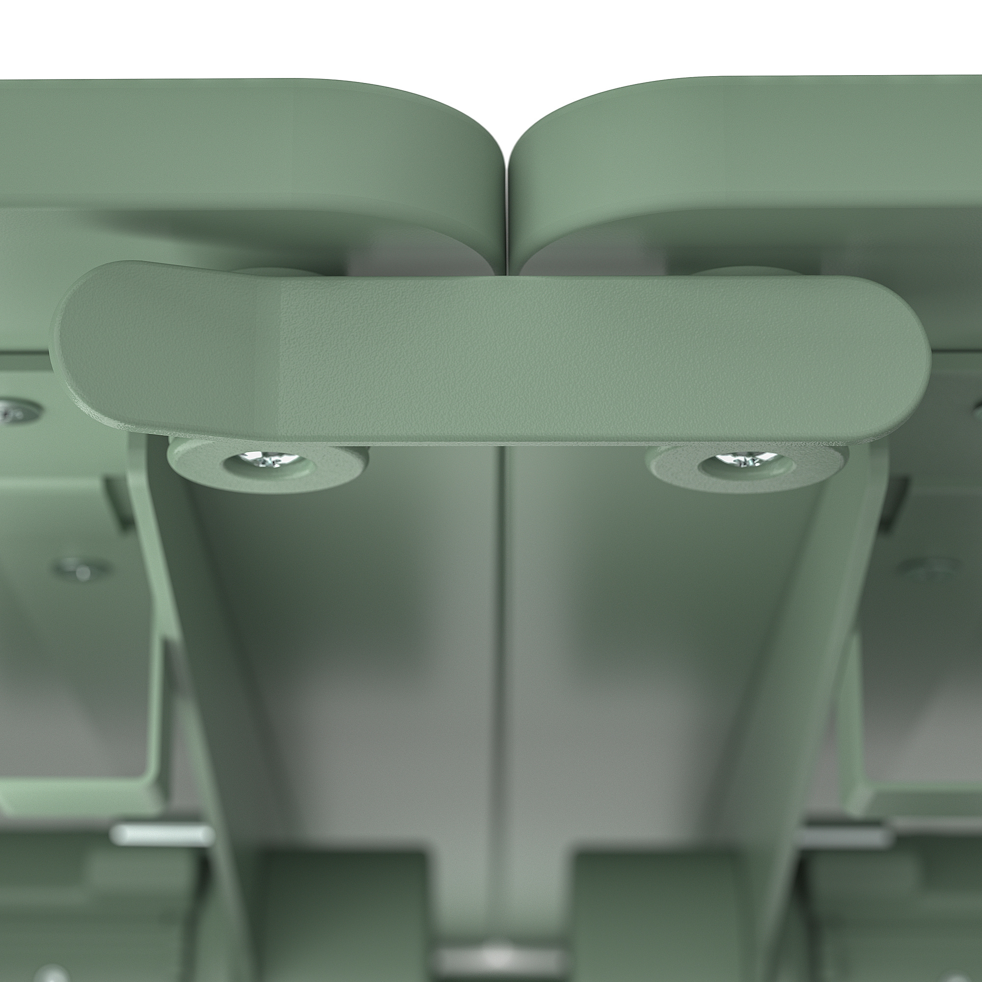MITTZON foldable table with castors