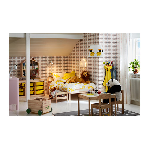 SNIGLAR - bed frame with slatted bed base, beech | IKEA Taiwan Online - PH149406_S4