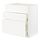 METOD/MAXIMERA - base cab f sink+3 fronts/2 drawers, white/Veddinge white | IKEA Taiwan Online - PE796083_S1