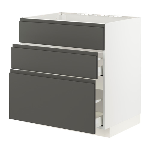 METOD/MAXIMERA base cab f sink+3 fronts/2 drawers