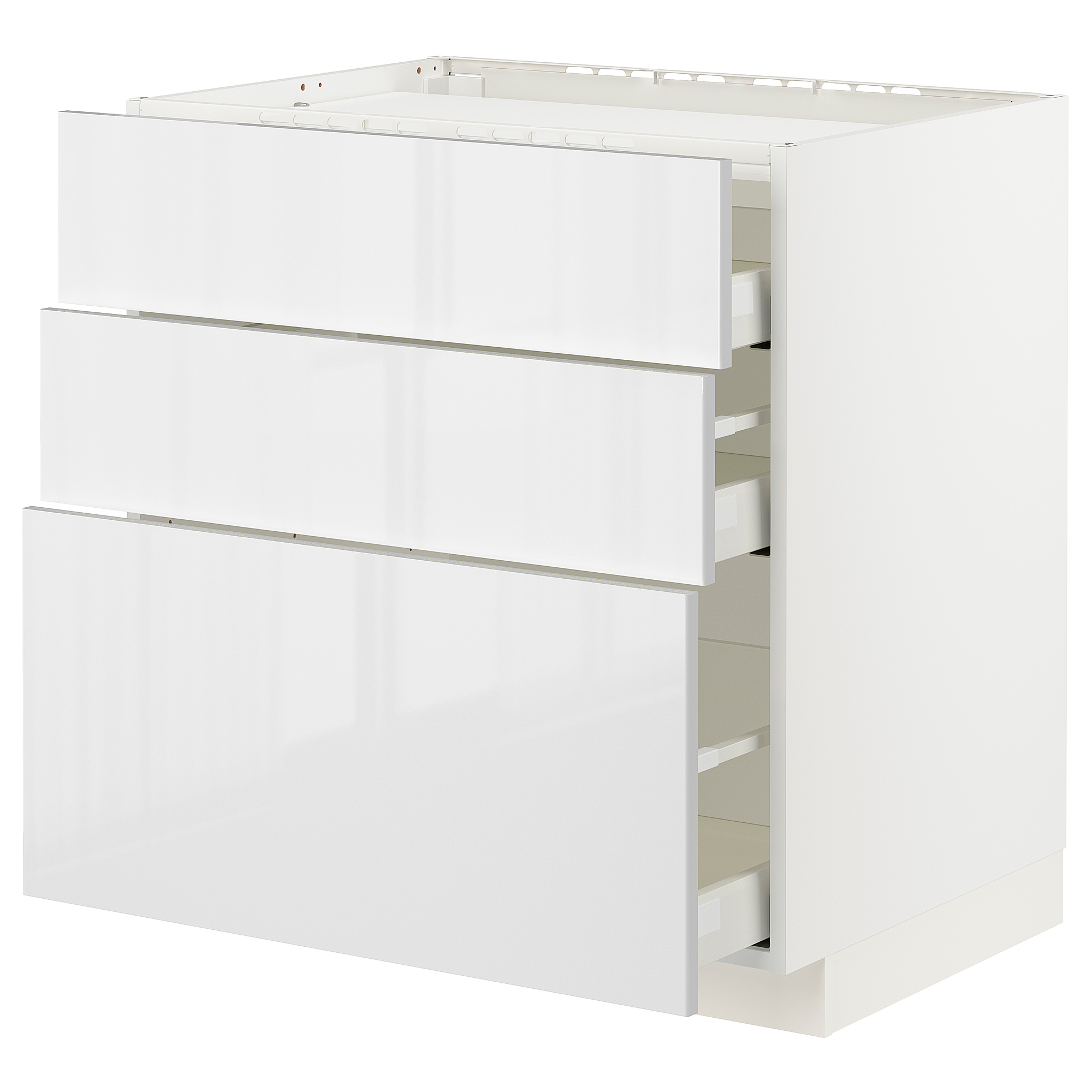 METOD/MAXIMERA base cab f hob/3 fronts/3 drawers