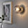 SOLKLINT - wall lamp, wired-in installation, brass/grey clear glass | IKEA Taiwan Online - PE778930_S1