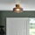 SOLKLINT - 吸頂燈, 黃銅/灰色/透明玻璃 | IKEA 線上購物 - PE778941_S1
