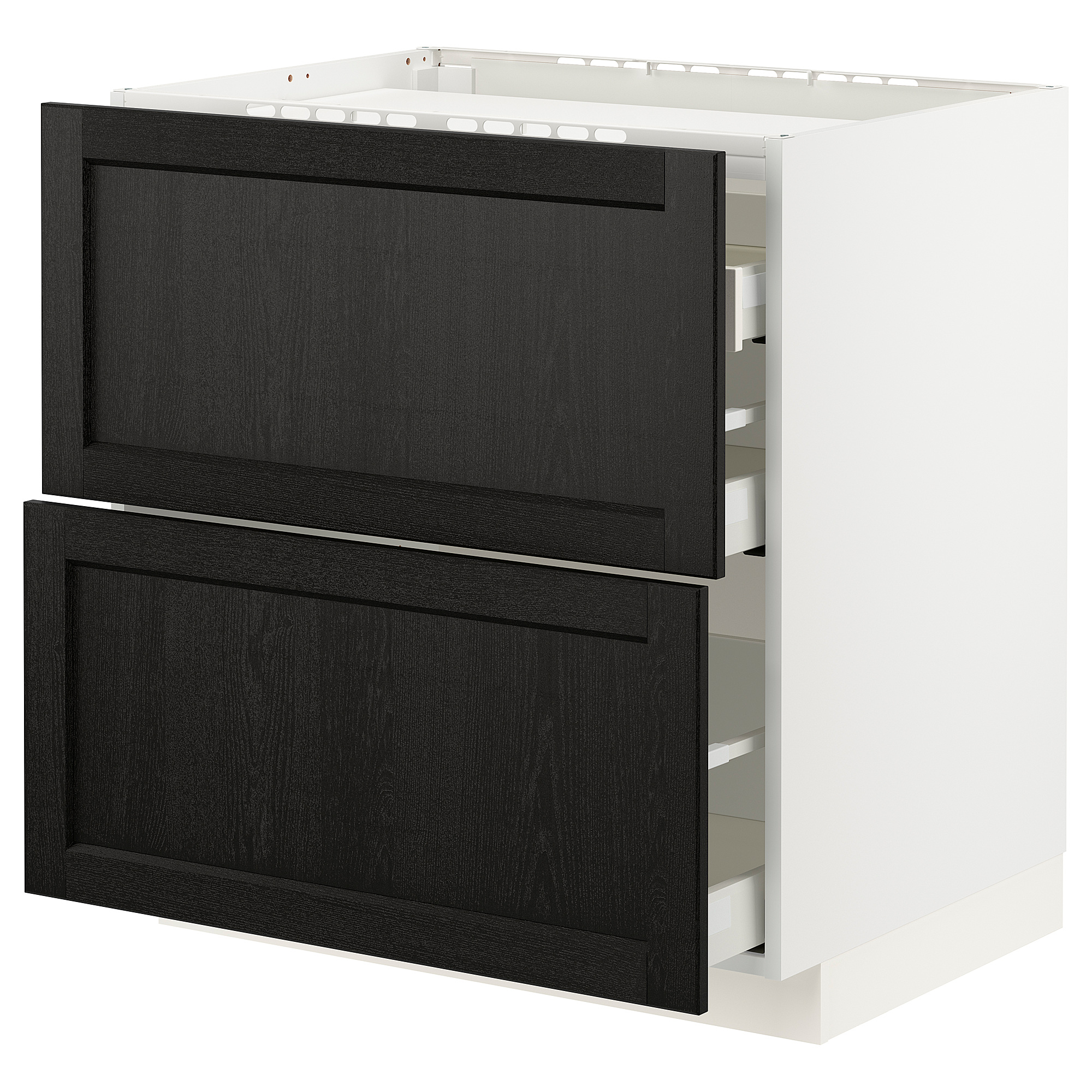 METOD/MAXIMERA base cab f hob/2 fronts/3 drawers