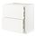 METOD/MAXIMERA - base cab f hob/2 fronts/3 drawers, white/Veddinge white | IKEA Taiwan Online - PE796115_S1