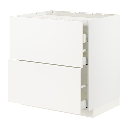 METOD/MAXIMERA base cab f hob/2 fronts/3 drawers