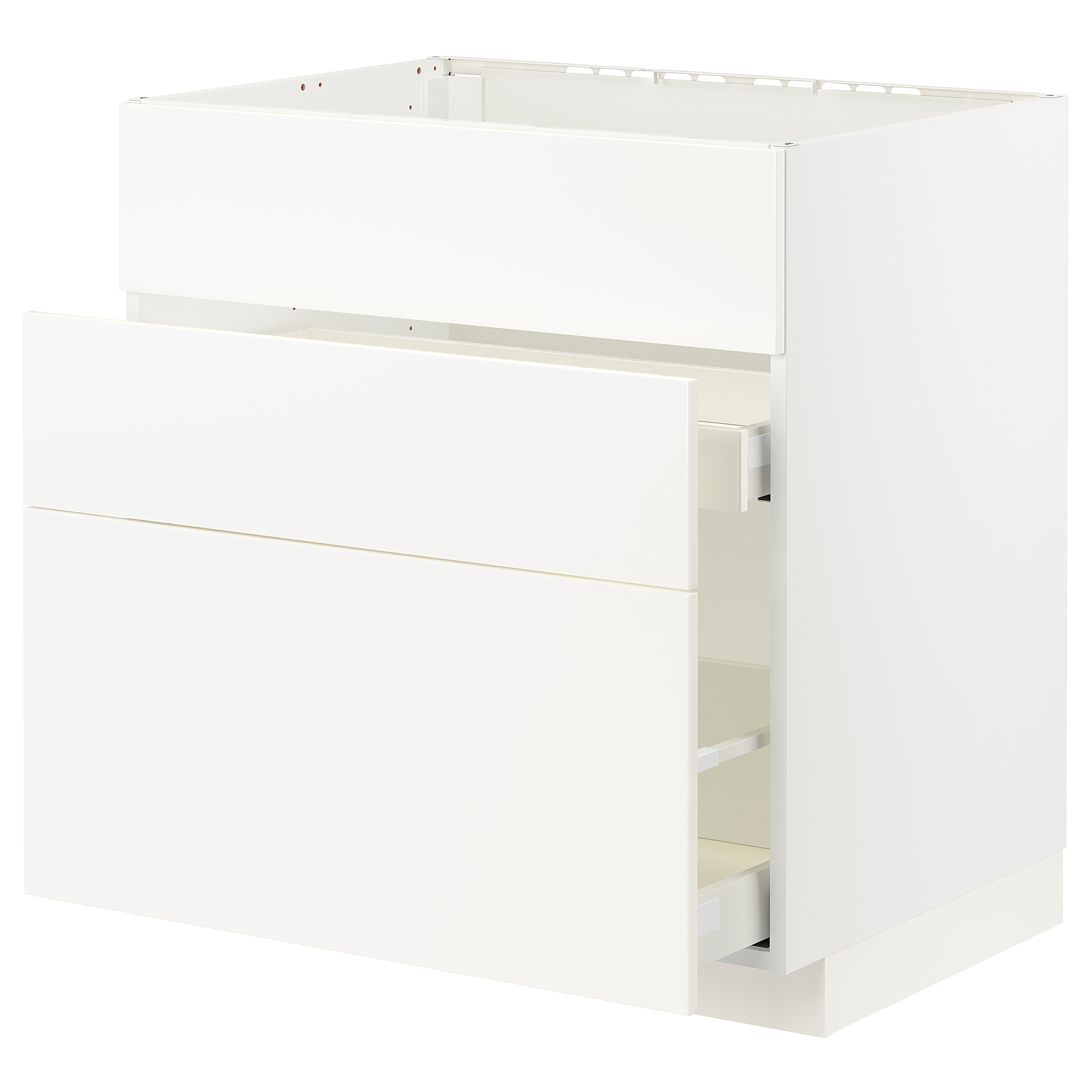 METOD/MAXIMERA base cab f sink+3 fronts/2 drawers