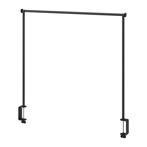 HELGEÖ - decorating rod for table, black adjustable/outdoor indoor , 115/235x116 cm | IKEA Taiwan Online - PE920486_S4