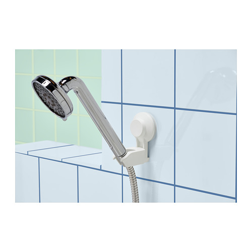 TISKEN - handheld shower holder+suction cup, white | IKEA Taiwan Online - PH157595_S4