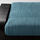 POÄNG - 扶手椅及腳凳, 黑棕色/Hillared 深藍色 | IKEA 線上購物 - PE629089_S1