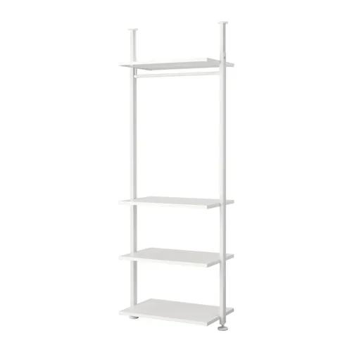 ELVARLI - 衣櫃/衣櫥組合, 白色, 92x51x222-350 公分 | IKEA 線上購物 - PE593801_S4