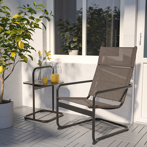 HUSARÖ - 戶外扶手椅, 深灰色 | IKEA 線上購物 - PE742607_S4