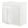 METOD - base cab f HAVSEN double bowl sink, white/Ringhult white | IKEA Taiwan Online - PE796367_S1