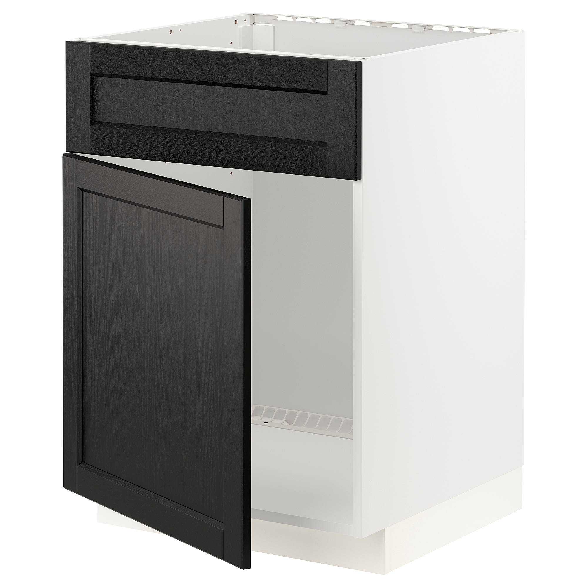 METOD base cabinet f sink w door/front