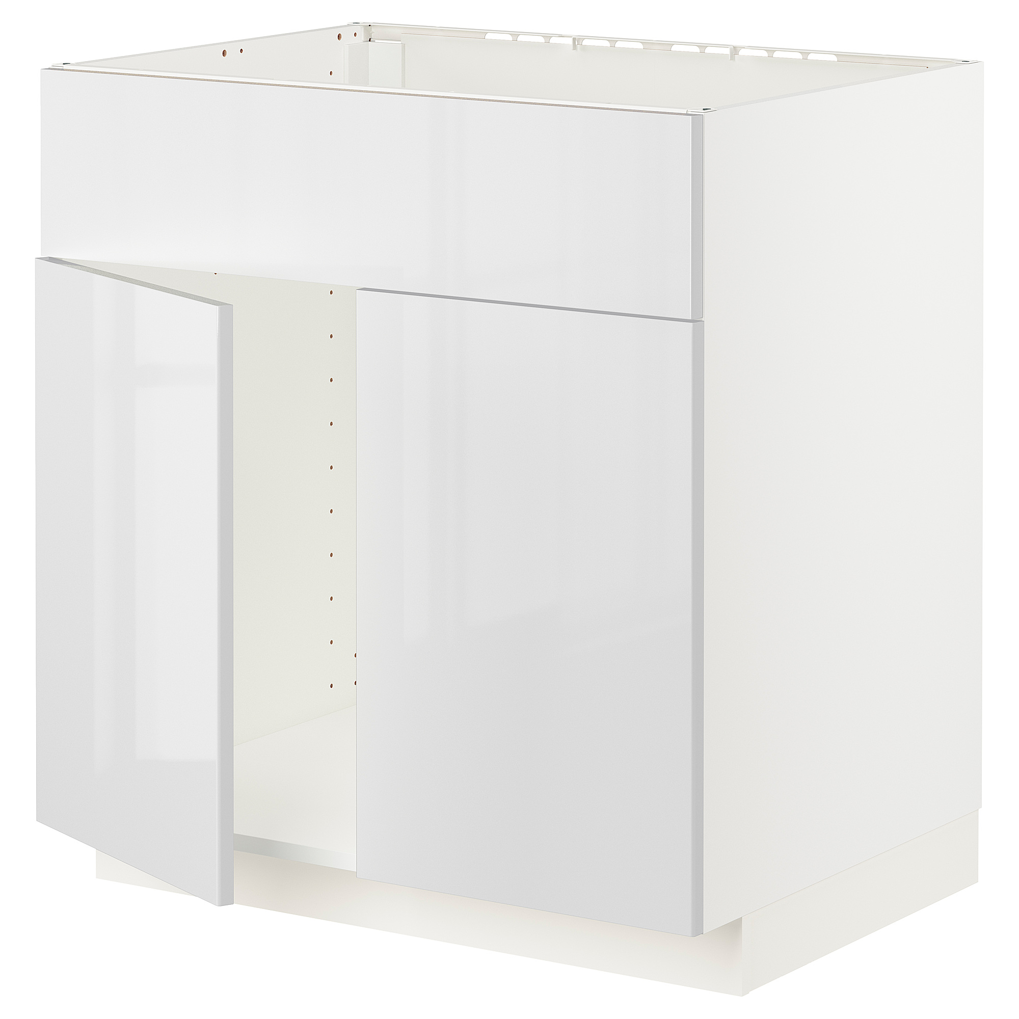 METOD base cabinet f sink w 2 doors/front