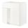METOD - 水槽底櫃附2門板/面板, 白色/Veddinge 白色 | IKEA 線上購物 - PE796363_S1