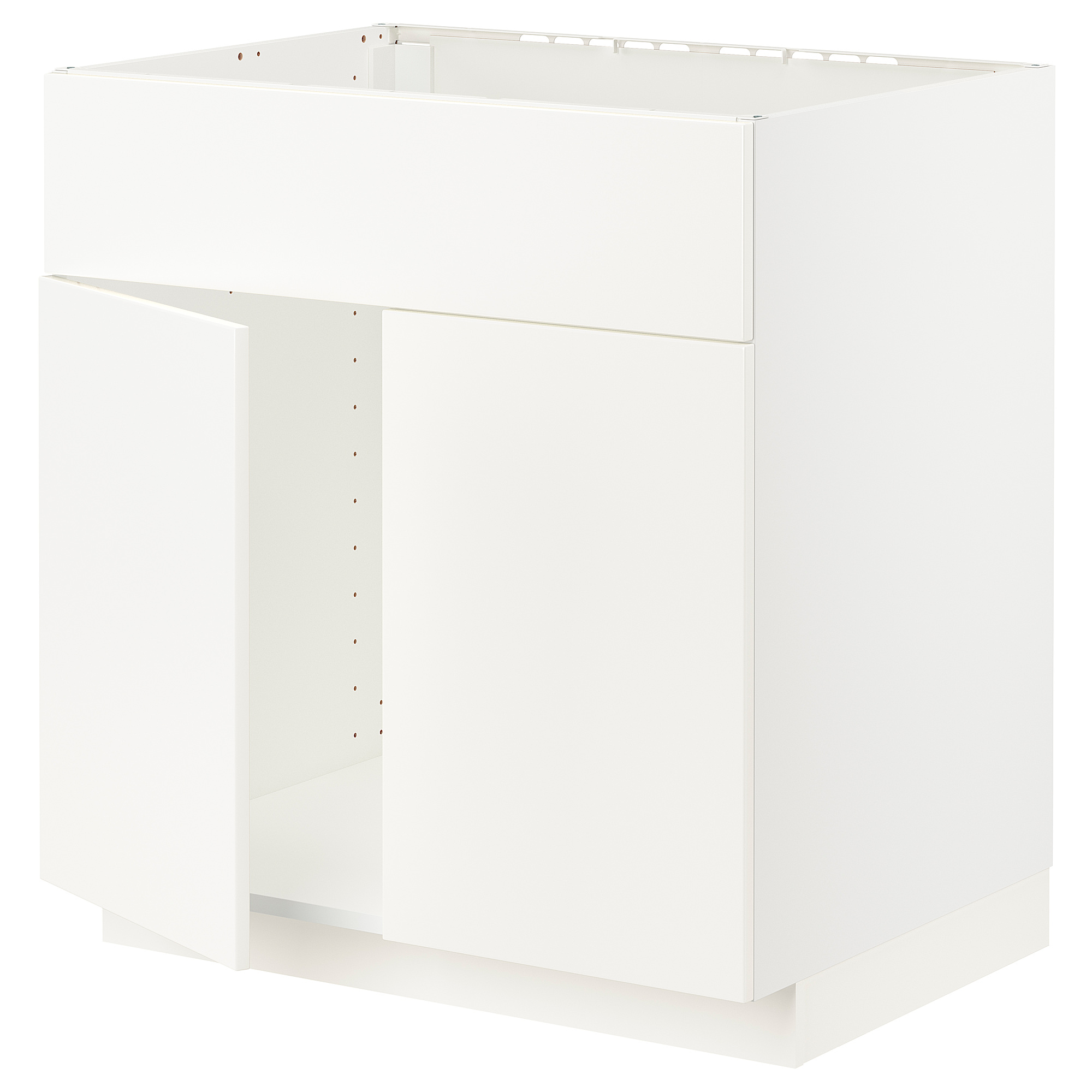 METOD base cabinet f sink w 2 doors/front