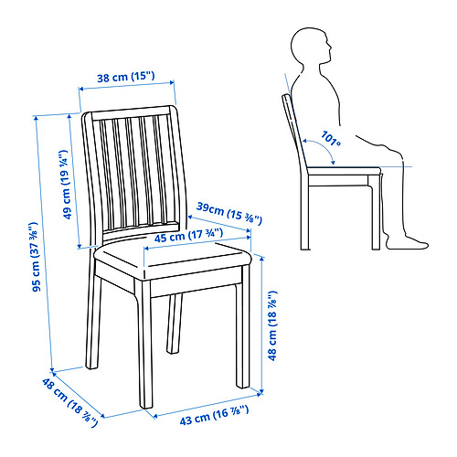 EKEDALEN chair