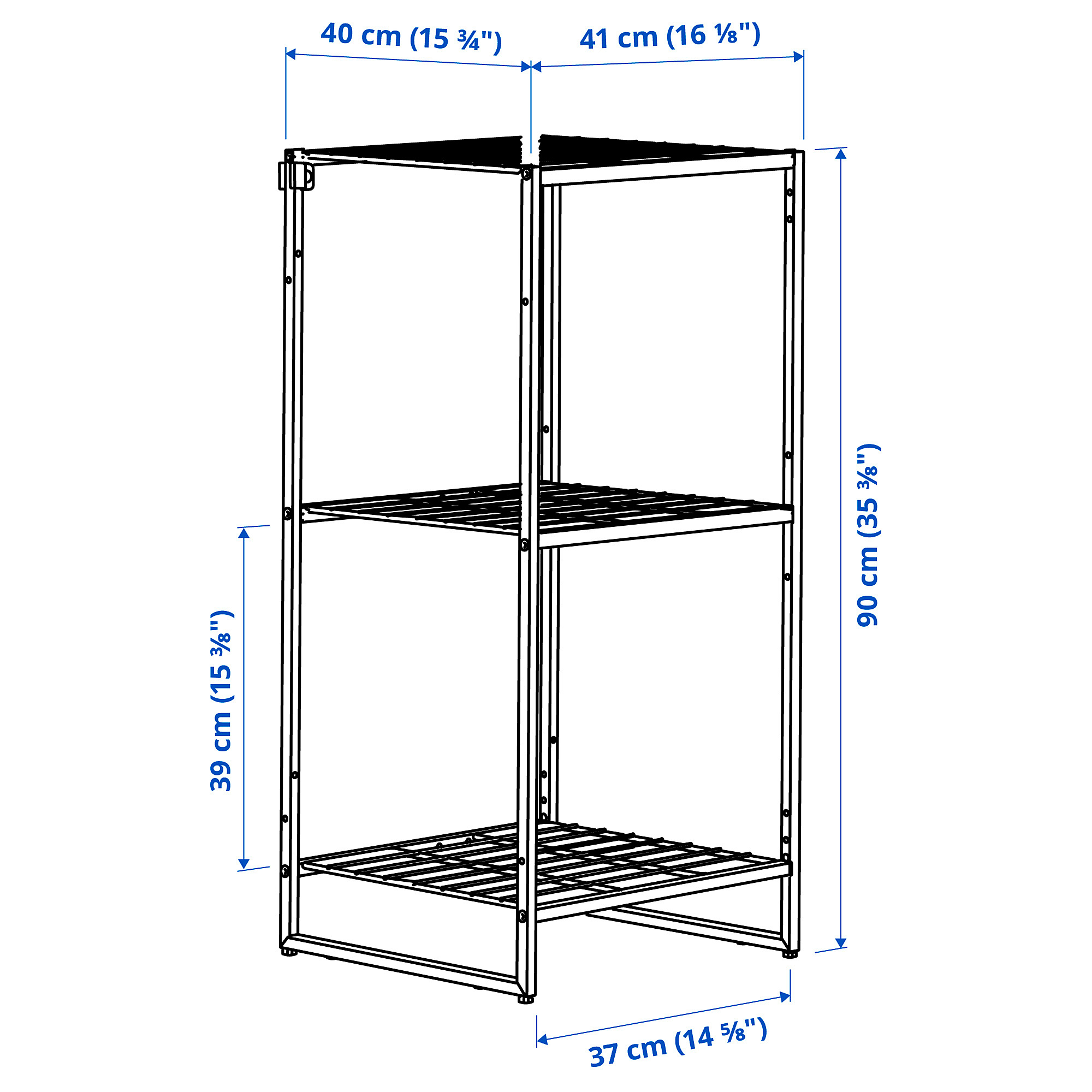 JOSTEIN shelving unit