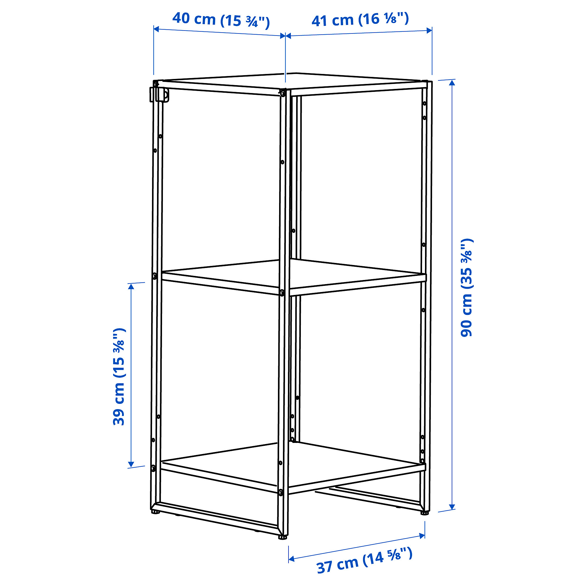 JOSTEIN shelving unit