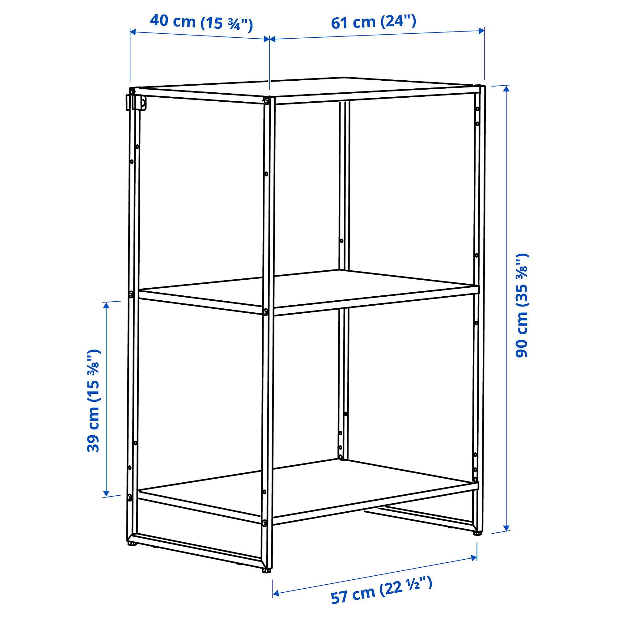 JOSTEIN shelving unit