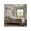 HEMNES bed frame with mattress
