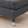 LANDSKRONA - footstool, Gunnared dark grey/metal | IKEA Taiwan Online - PE680126_S1