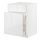 METOD/MAXIMERA - base cab f sink+3 fronts/2 drawers, white/Ringhult white | IKEA Taiwan Online - PE796418_S1