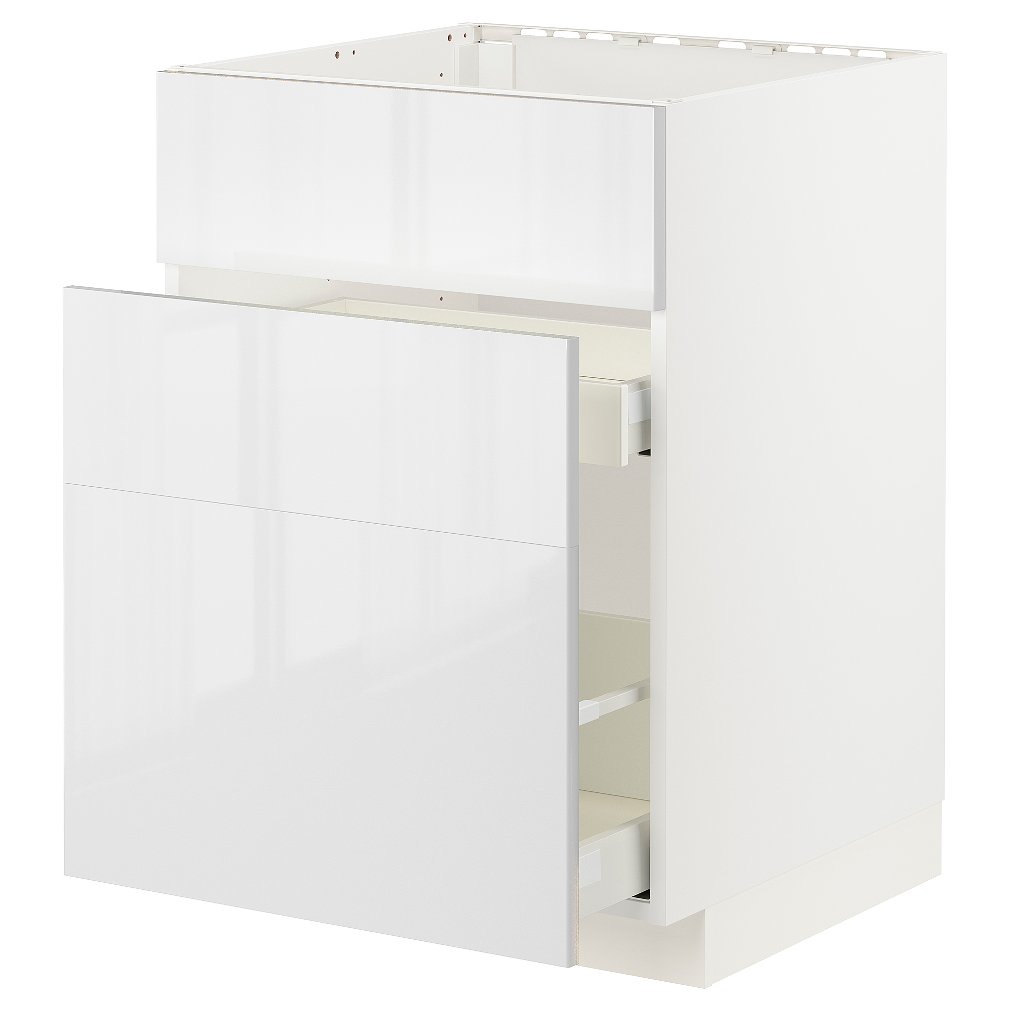 METOD/MAXIMERA base cab f sink+3 fronts/2 drawers