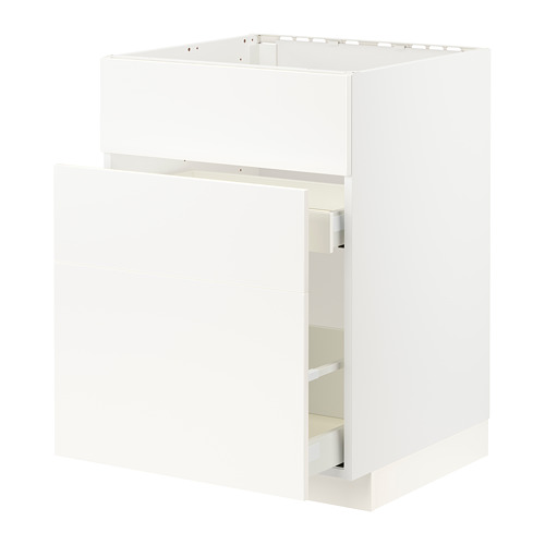 METOD/MAXIMERA base cab f sink+3 fronts/2 drawers