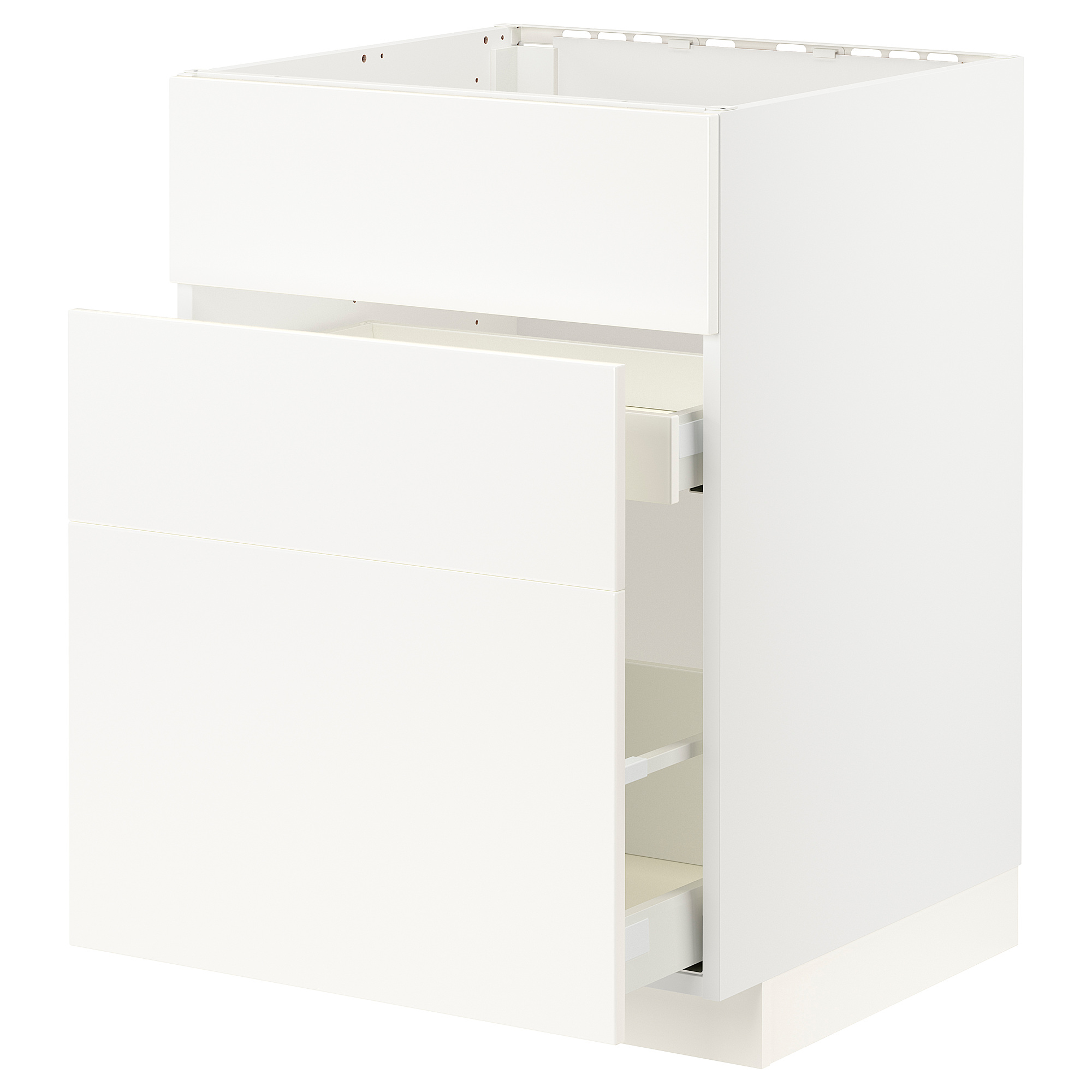 METOD/MAXIMERA base cab f sink+3 fronts/2 drawers