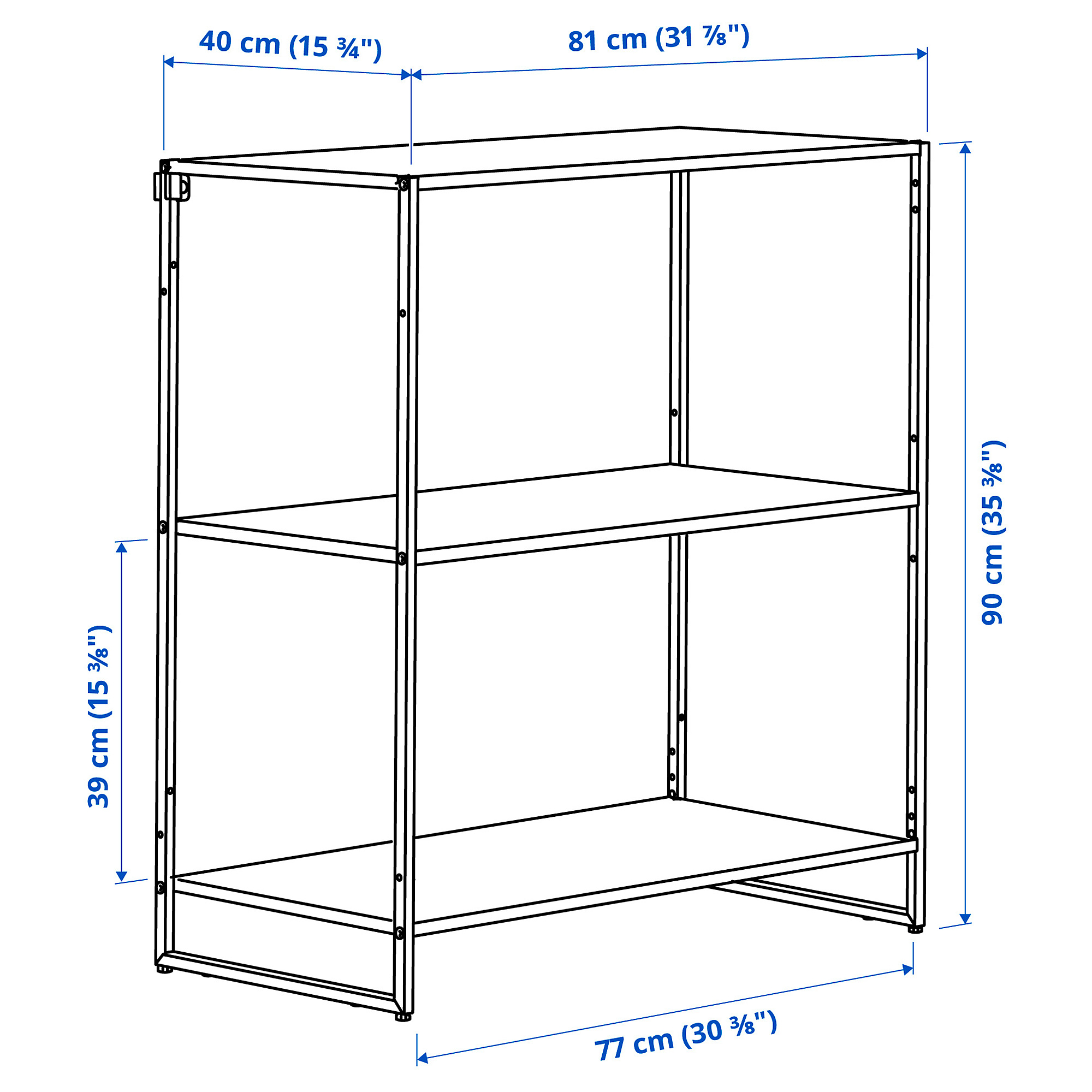 JOSTEIN shelving unit