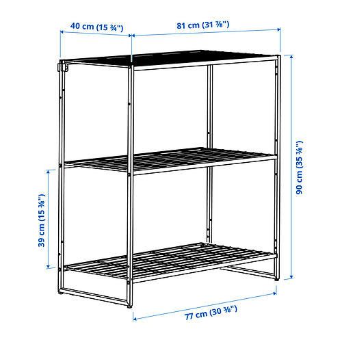 JOSTEIN shelving unit