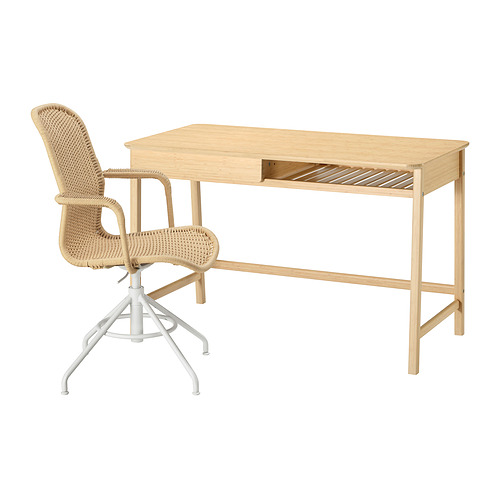 BETESHÄST/STIGBYGEL desk and chair